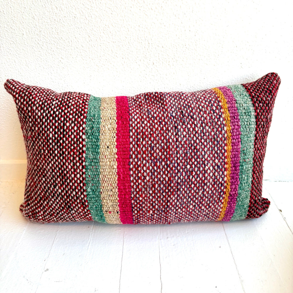 Peruvian Frazada Woven Lumbar Pillow