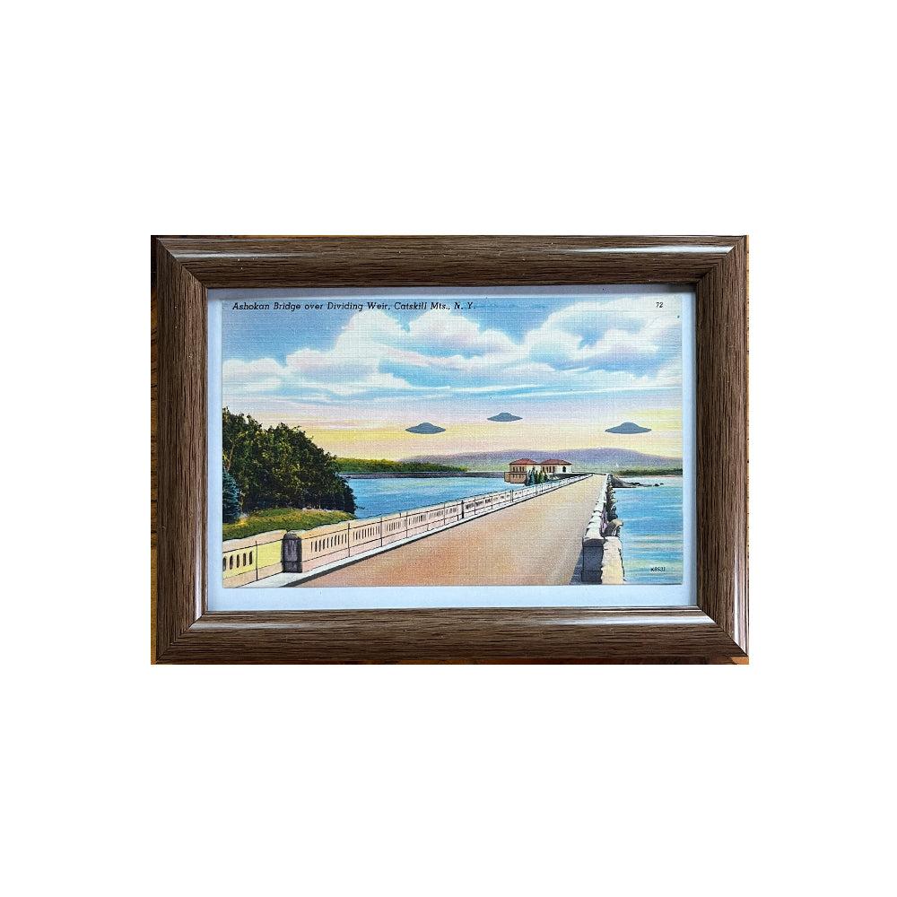 "Three Saucers at the Ashokan" 2026 | Scott Chasse