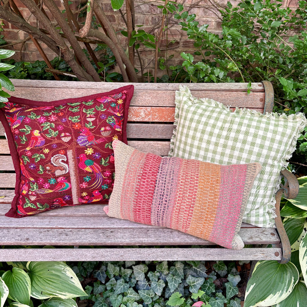 Peruvian Frazada Woven Lumbar Pillow