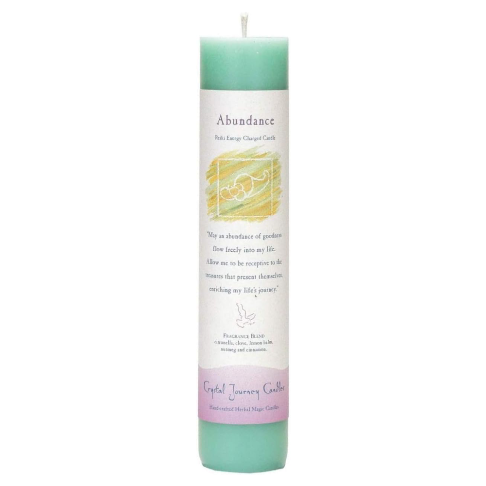 "Abundance" Reiki Essential Oils Candle
