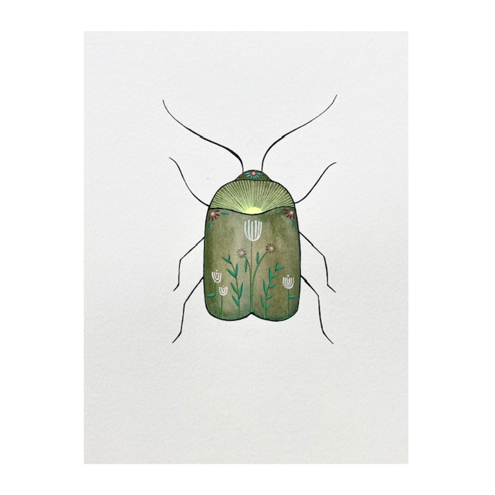 Amy_Ackerman_beetle_and_flowers_art_print