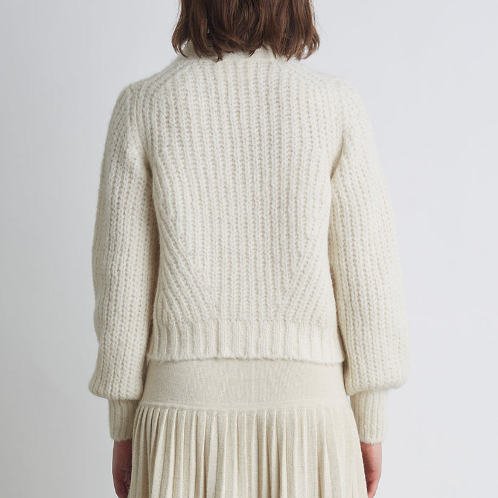 Ivory Alpaca Cardi