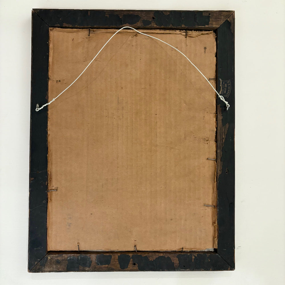 Vintage | Framed Yours Is The Earth Cross Stitch