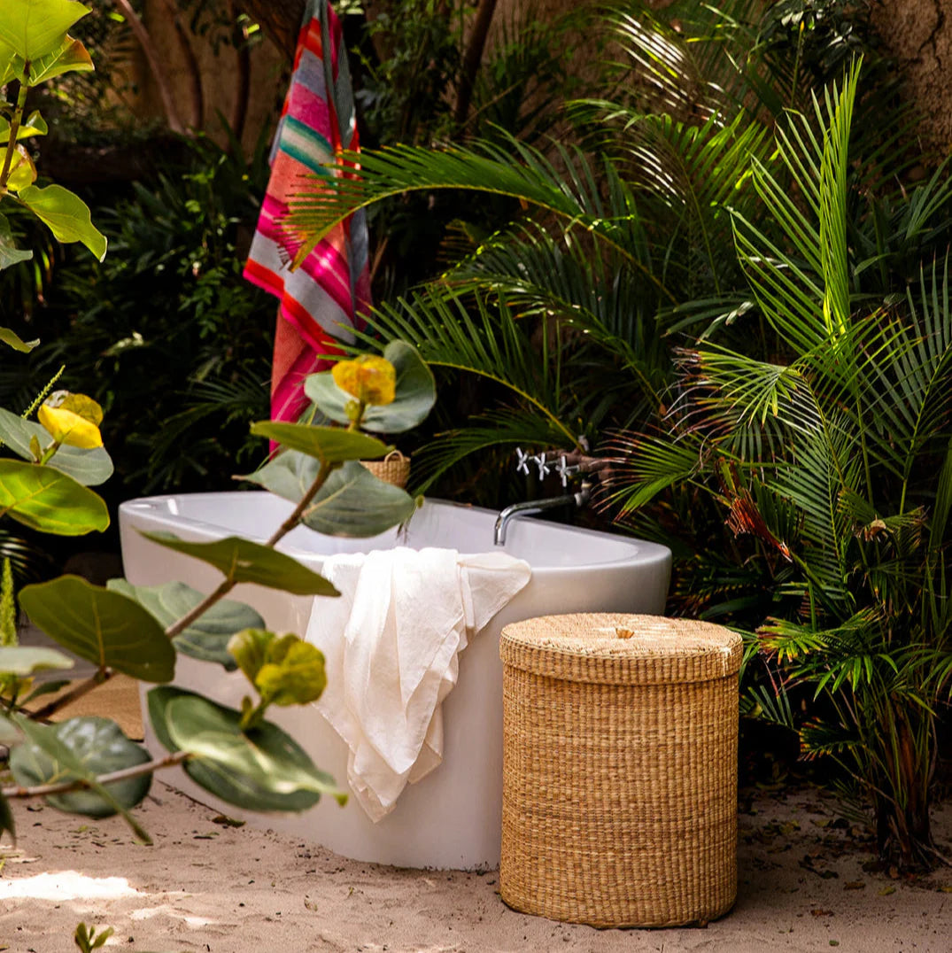Las Pocitas Lidded Basket