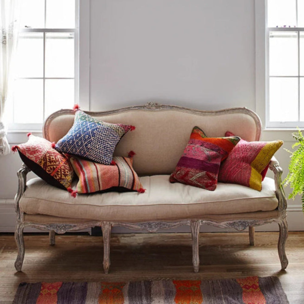 Peruvian Frazada Woven Lumbar Pillow