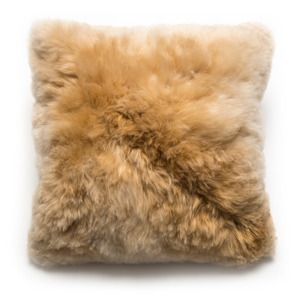 Champagne Alpaca 20" Pillow