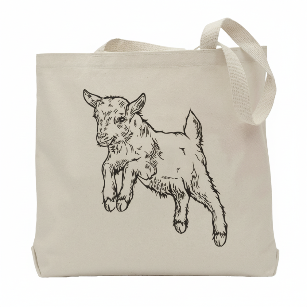 baby-goat-cotton-canvas-tote-bag