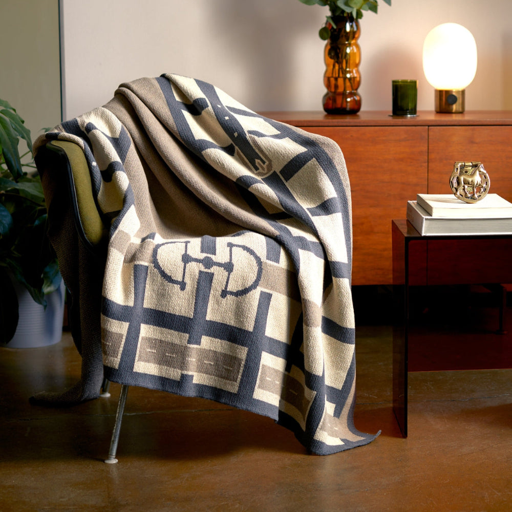 beige-equestrian-lattice-reversible-blanket