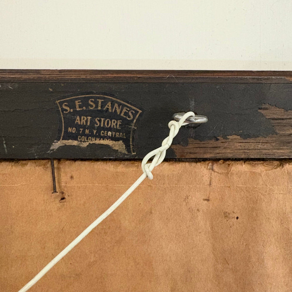 Vintage | Framed Yours Is The Earth Cross Stitch