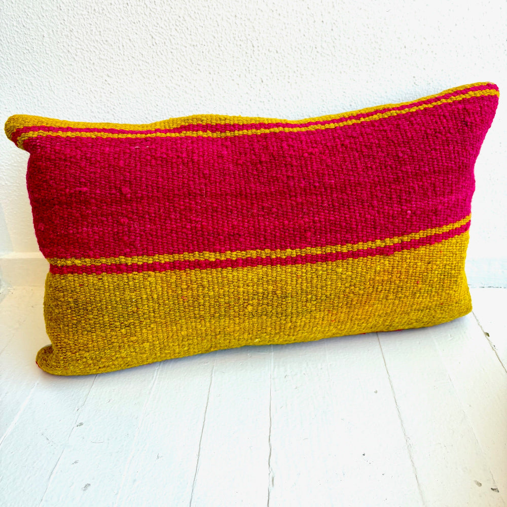 Peruvian Frazada Woven Lumbar Pillow