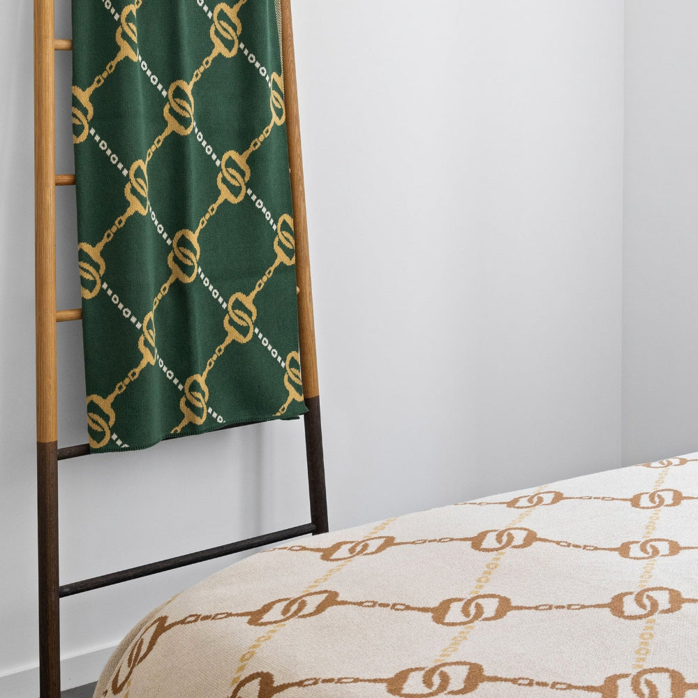 green-equestrian-house-of-bits-throw-blanket