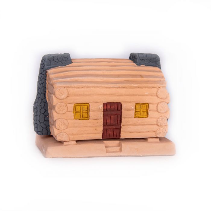 Log Cabin Incense Burner with 20 Count Box Pinon Incense